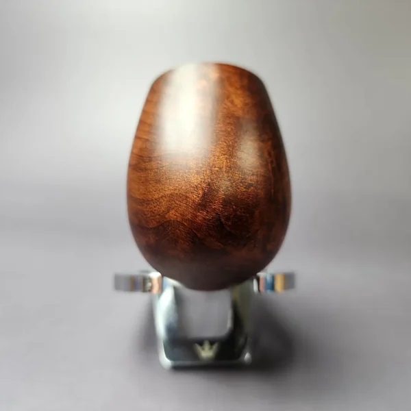 MBSD Briars by Piero Vitale Smooth Brandy w/ Zebrawood Briar Pipe, New - Image 5