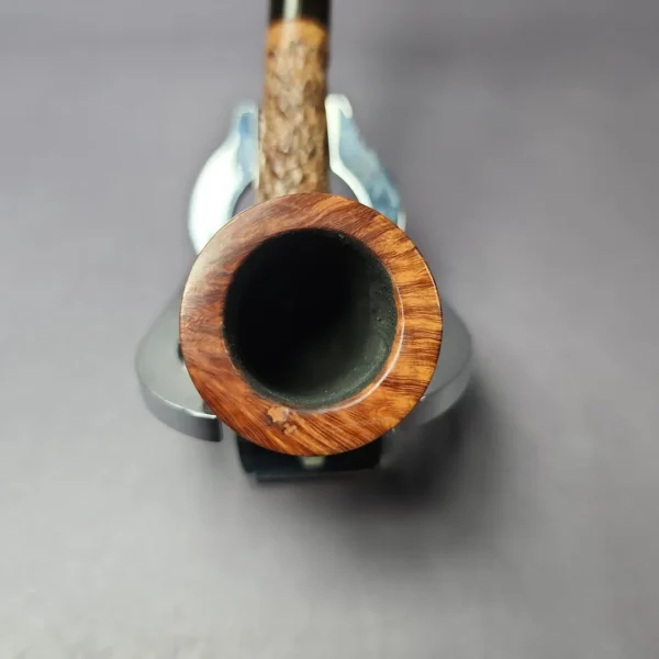 The Dunsboro Pipe by Marxman Rusticated Billiard Estate Briar Pipe, American Estates - Image 6