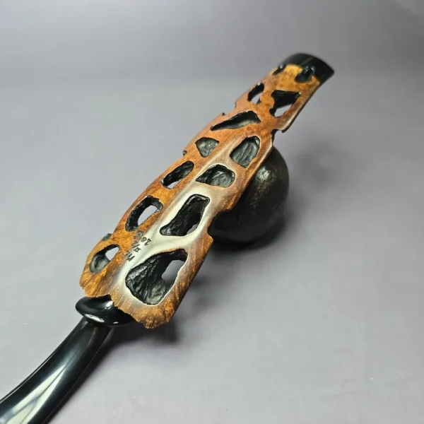 Moonlight Pipes "Termitarium" Handmade Briar Pipe, New - Image 6