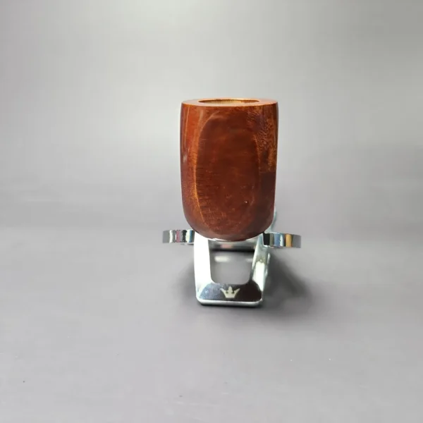 Mina Pipes Smooth Panel Billiard Estate Briar Pipe, Unsmoked - Image 6