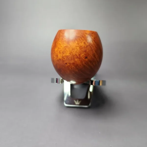 Mina Pipes Smooth Reverse Calabash Apple w/Boxwood Estate Briar Pipe, Unsmoked - Image 6