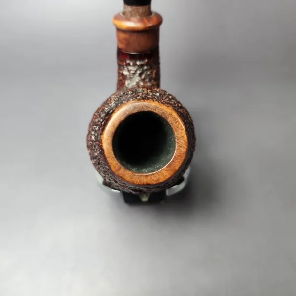 Ser Jacopo Delecta Maxima R1 Rusticated Brandy Estate Briar Pipe, Italian Estates - Image 6