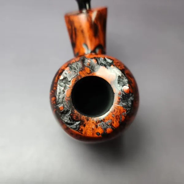Nording Abstract Partially Rusticated Freehand Estate Briar Pipe, Unsmoked - Image 6