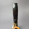 Savinelli Grand Prix Leather Covered Bent Billiard Estate Briar Pipe, Italian Estates - Image 6