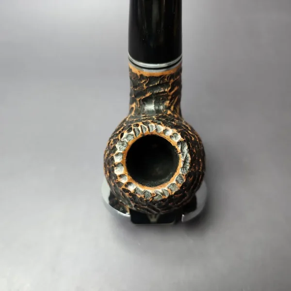 Peterson Dublin Filter XL02 Rusticated Apple Briar Pipe, Fishtail, New, 9mm - Image 6