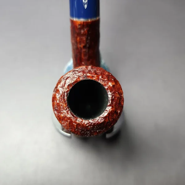 Savinelli Unica U61 Rusticated Bent Billiard Briar Pipe, 6mm, New - Image 6