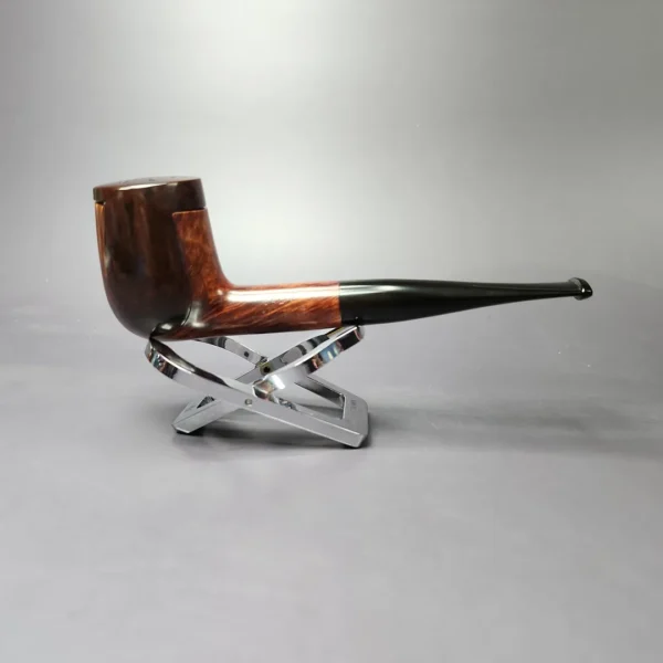 Orlik Hurricane H54 Smooth Wind Cap Billiard Estate Briar Pipe, English Estates - Image 6
