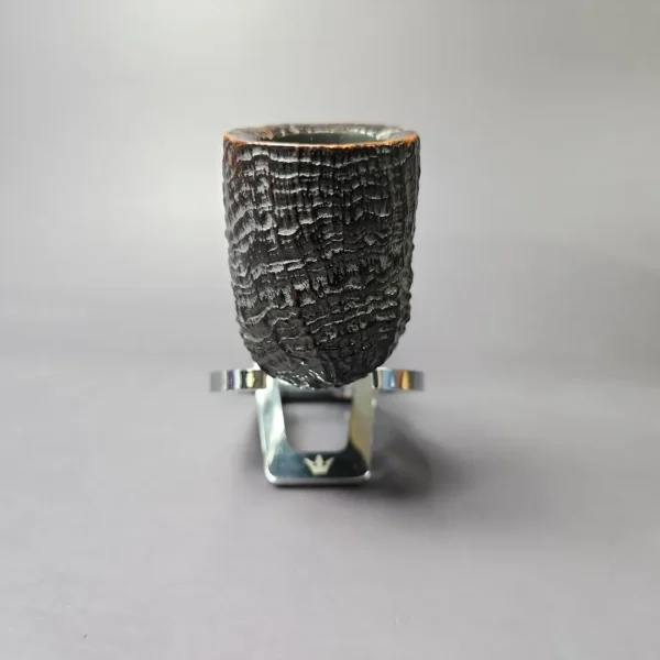 Imported Briar Sandblasted Large Billiard Estate Briar Pipe, Other Estates - Image 6