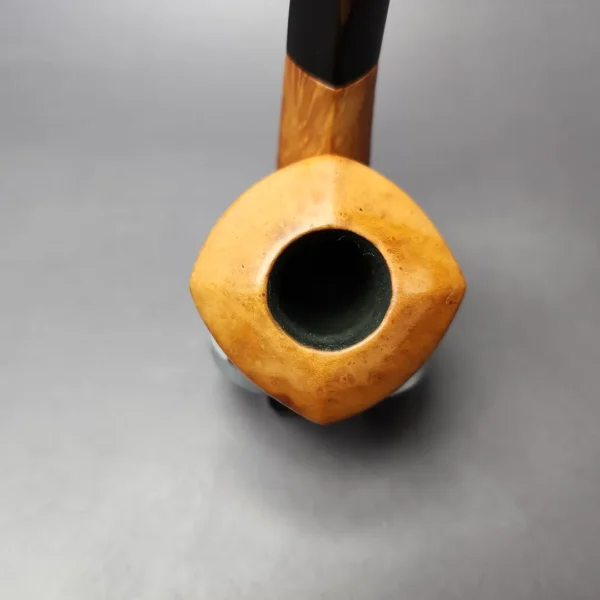 Ed Burak Connoisseur Smooth Panel Calabash Estate Briar Pipe, American Estates - Image 6
