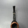 Mike Sebastian Bay Rusticated Hobo Poker Estate Briar Pipe, Danish Estates - Image 6