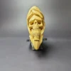 MBSD Meerschaum Masters by Kenan XL Skull Block Meerschaum Pipe, New - Image 6