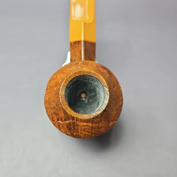 RD Pipes by Ron Powell Contast Sandblasted Bulldog Briar Pipe, New - Image 6