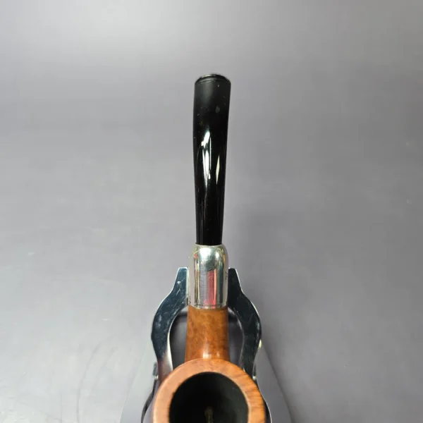 WDC Sterling Hand Made Army Mount Bent Billiard Estate Briar Pipe, American Estates - Image 6