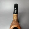 Il Ceppo Partially Sandblasted Horn Estate Briar Pipe, Italian Estates - Image 7