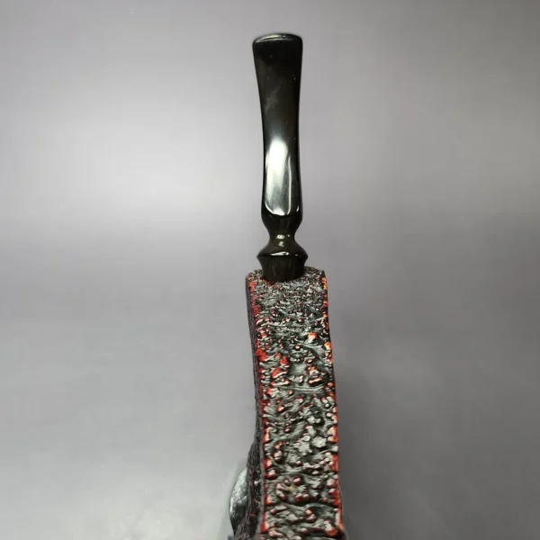 Burl King Sandblasted Magnum Freehand Estate Briar Pipe, Other Estates - Image 7