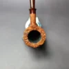 Pipe Tristan Ammonite Rusticated Poker Sitter Handmade Briar Pipe, New - Image 7