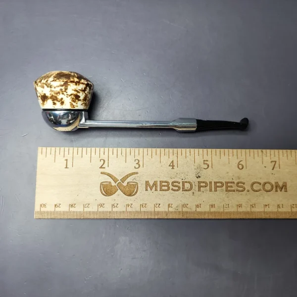 Falcon Classic Dental with MBSD Meerschaum Block Meerschaum Bowl Pipe, New - Image 7