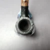4th Generation Klassisk 401 Sandblasted Bent Billiard Estate Briar Pipe, Unsmoked - Image 7