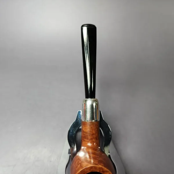 WDC Sterling Hand Made Army Mount Billiard Estate Briar Pipe, American Estates - Image 7