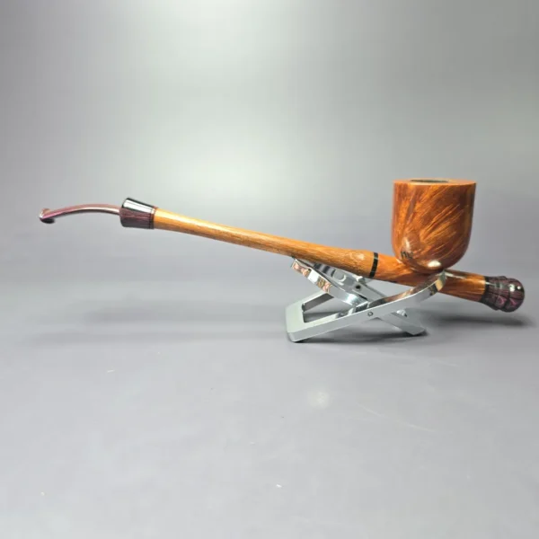 Moonlight Pipes "Ultra-Cavalier" w/Olivewood Handmade Briar Pipe, New - Image 7