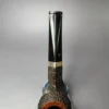 Elwood (by Ferndown) Bark Bulldog w/Silver Estate Briar Pipe, English Estates - Image 7