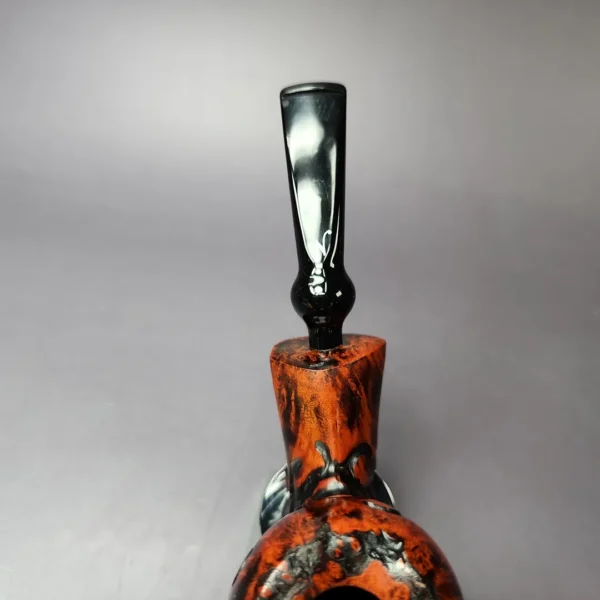 Nording Abstract Partially Rusticated Freehand Estate Briar Pipe, Unsmoked - Image 7