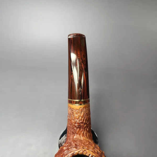Savinelli Mediterranea 673 KS Rusticated Bulldog Estate Briar Pipe, Italian Estates - Image 7