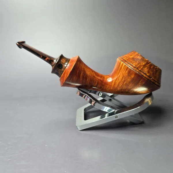 SU Pipes Smooth "Bo Nordh Bulldog" Handmade Briar Pipe, New - Image 7