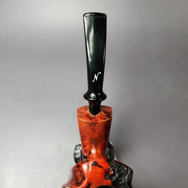 Nording Partially Rusticated Freehand Estate Briar Pipe, Unsmoked - Image 7