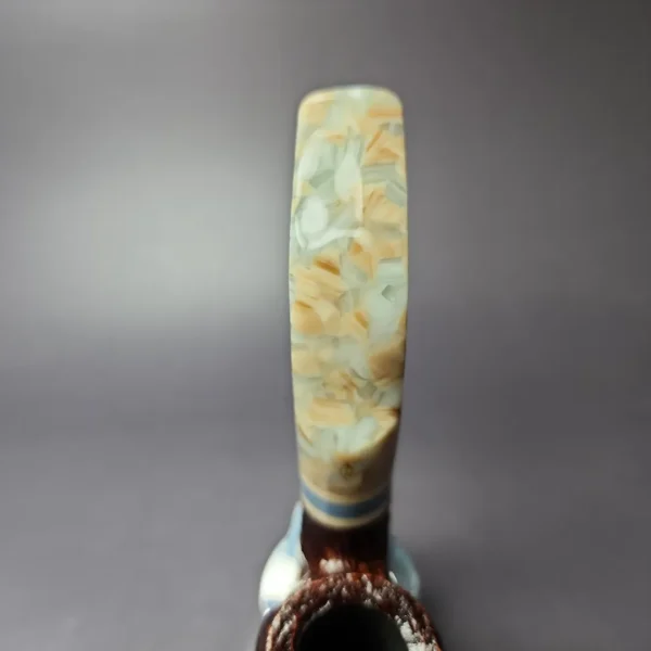 Savinelli Sasso 614 Rusticated Oom Paul Briar Pipe, New, 6mm - Image 7