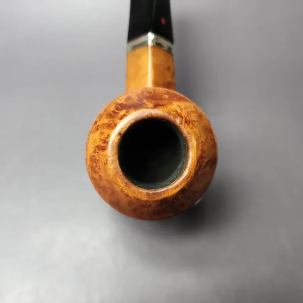 Ser Jacopo La Fuma Smooth Bulldog w/Silver Estate Briar Pipe, Italian Estates, 9mm - Image 7