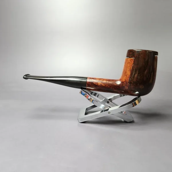 Orlik Hurricane H54 Smooth Wind Cap Billiard Estate Briar Pipe, English Estates - Image 7