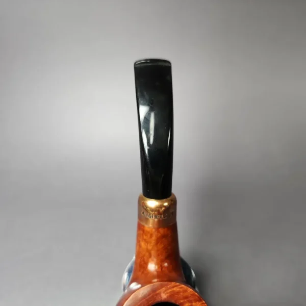 4th Generation (by Ascorti) Forza Fiano Prima 1855 Smooth Bent Billiard Estate Briar Pipe, Unsmoked - Image 7