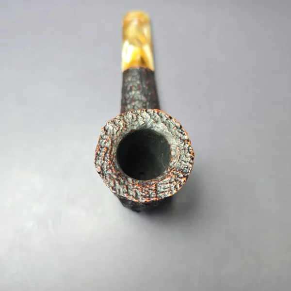 Savinelli Estella 915 Rusticated Lumberman Estate Briar Pipe, Italian Estates - Image 7