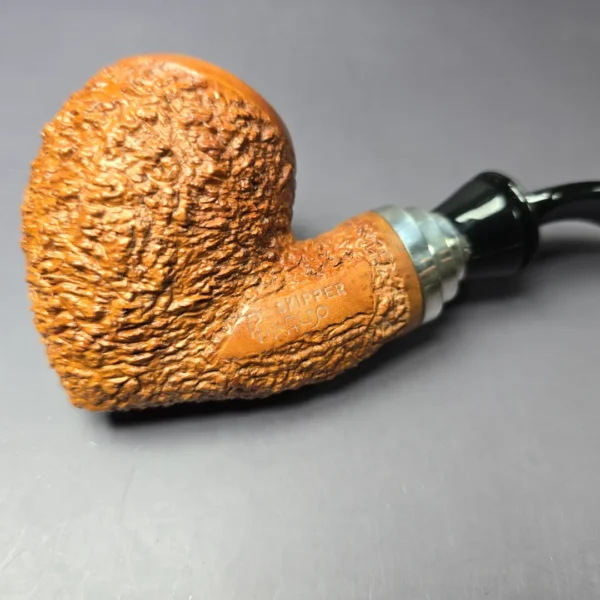 Rinaldo Skipper YYYY (3) Rusticated Acorn w/ Silver Estate Briar Pipe, Italian Estates - Image 7