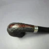 Ferndown Bark 3 Star XL Panel Bent Billiard Estate Briar Pipe, English Estates - Image 7