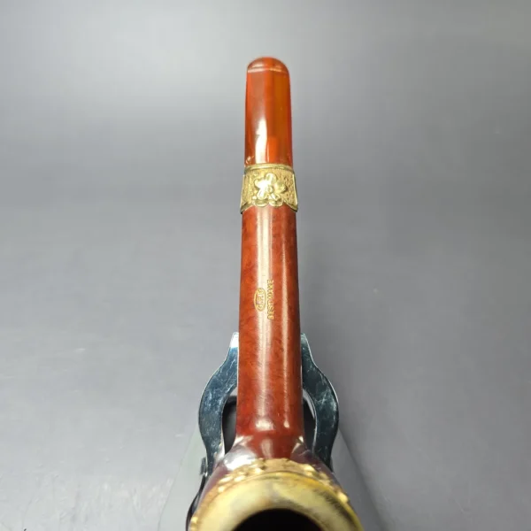 19th c. CPF Best Make Smooth Canadian w/ Gold Antique Estate Briar Pipe, Unsmoked - Image 7