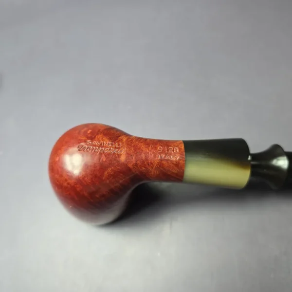Savinelli Nonpareil 9128 Smooth Billiard Estate Briar Pipe, Italian Estates - Image 7