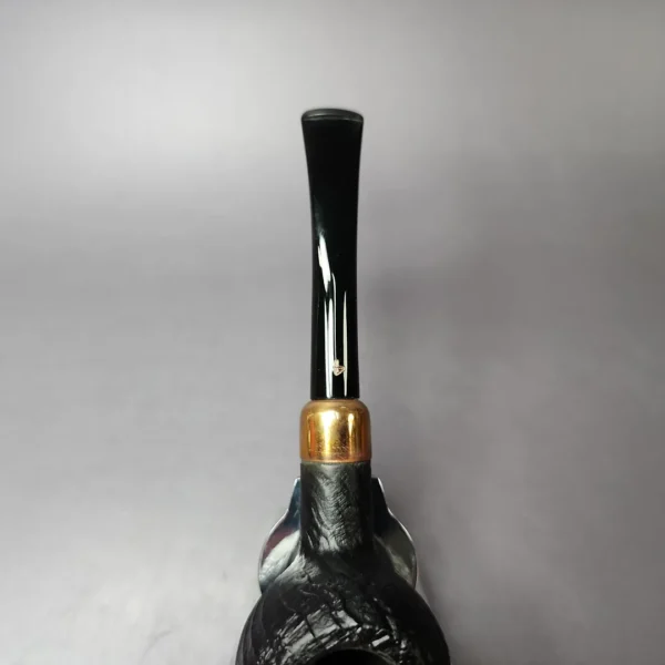 4th Generation Klassisk 406 Sandblasted Prince Estate Briar Pipe, Unsmoked - Image 7