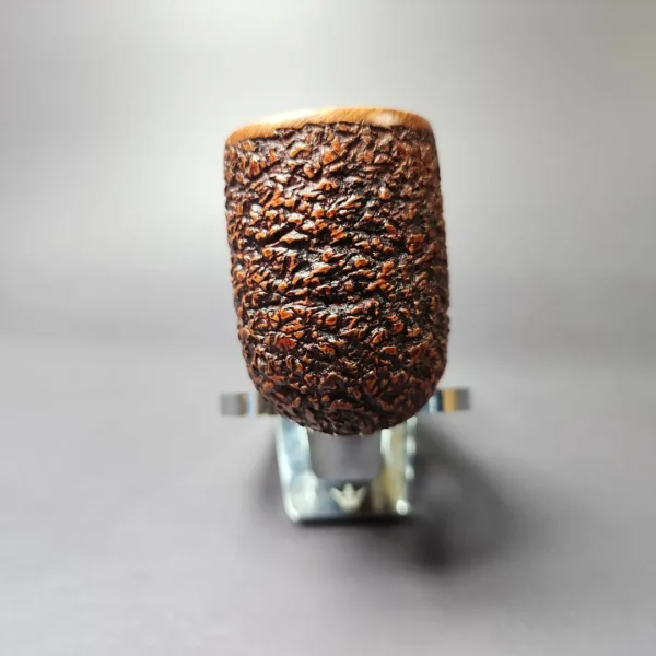 Mastro de Paja 0B Rusticated Billiard w/ Silver Estate Briar Pipe, Italian Estates - Image 7