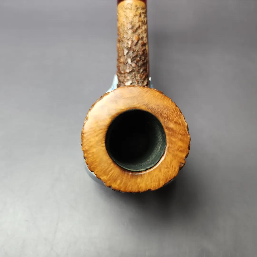 Sam Martin Christmas 1991 Carved Liverpool Estate Briar Pipe, American Estates - Image 7