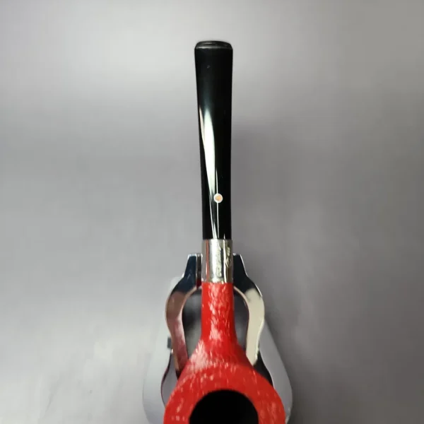 Ashton Claret XX Sandblasted Dublin w/ Silver Estate Briar Pipe, Unsmoked - Image 7