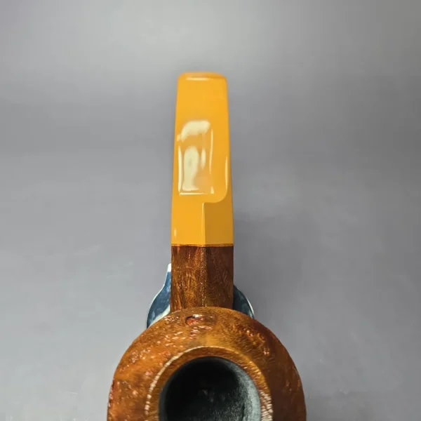 RD Pipes by Ron Powell Contast Sandblasted Bulldog Briar Pipe, New - Image 7