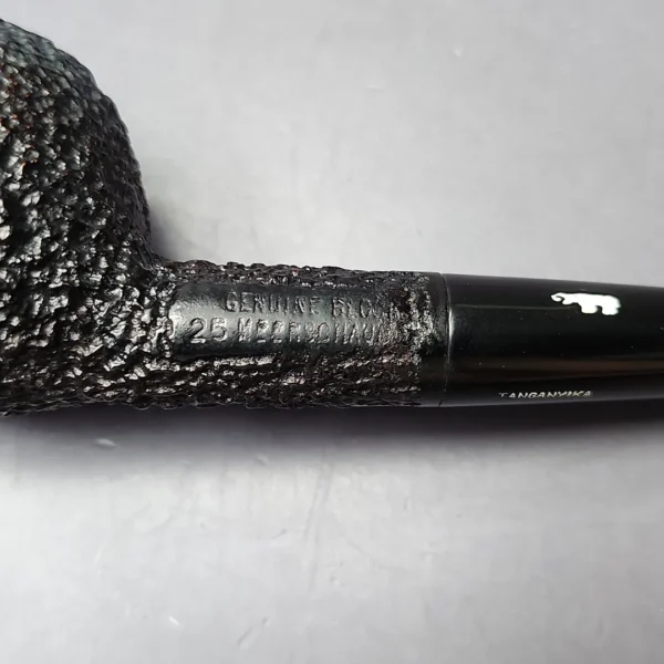 Kiko Rusticated Prince African Block Meerschaum Estate Pipe, Other Estates - Image 8