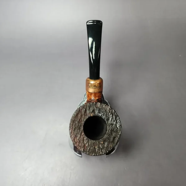 4th Generation (by Ascorti) Forza Grappa 1957 Rusticated Pot Estate Briar Pipe, Unsmoked - Image 8