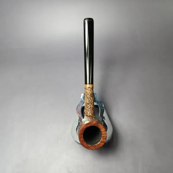 The Dunsboro Pipe by Marxman Rusticated Billiard Estate Briar Pipe, American Estates - Image 8