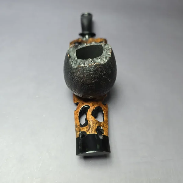 Moonlight Pipes "Termitarium" Handmade Briar Pipe, New - Image 8