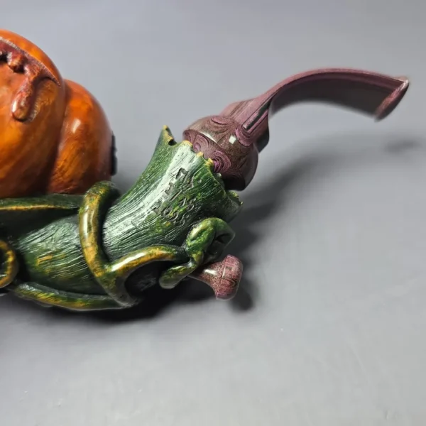 Moonlight Handmade Briar Pipe, New - Image 8