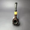 HS Studio Sandblasted Egg w/Boxwood Estate Briar Pipe, Unsmoked - Image 8