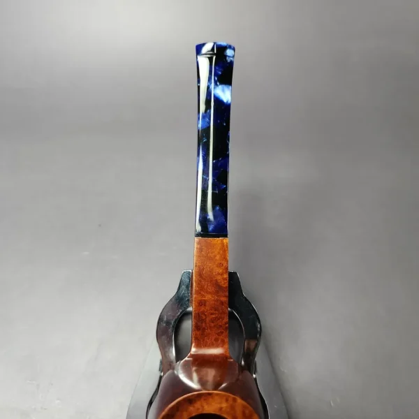 Mina Pipes Smooth Panel Billiard Estate Briar Pipe, Unsmoked - Image 8